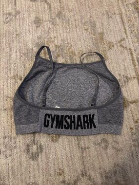 XXL Gymshark Gray and Black Sports Bra